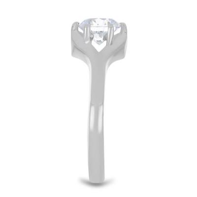 BUY 925 SILVER AFRICAN WHITE TOPAZ GEMSTONE RING  